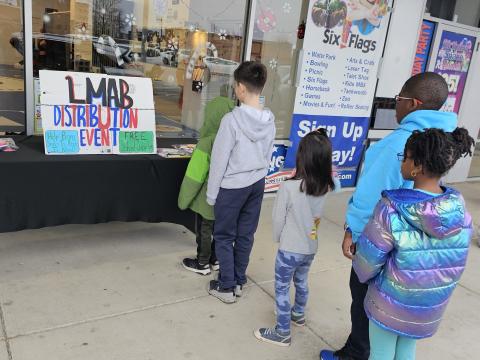 Distribution event by LMAB